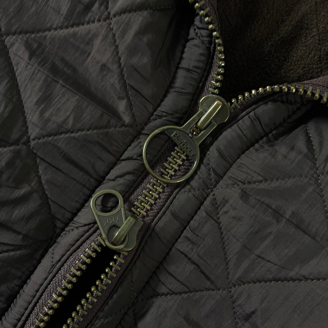 Barbour  바버 브라운 퀼팅 2-way 자켓   상품이미지5