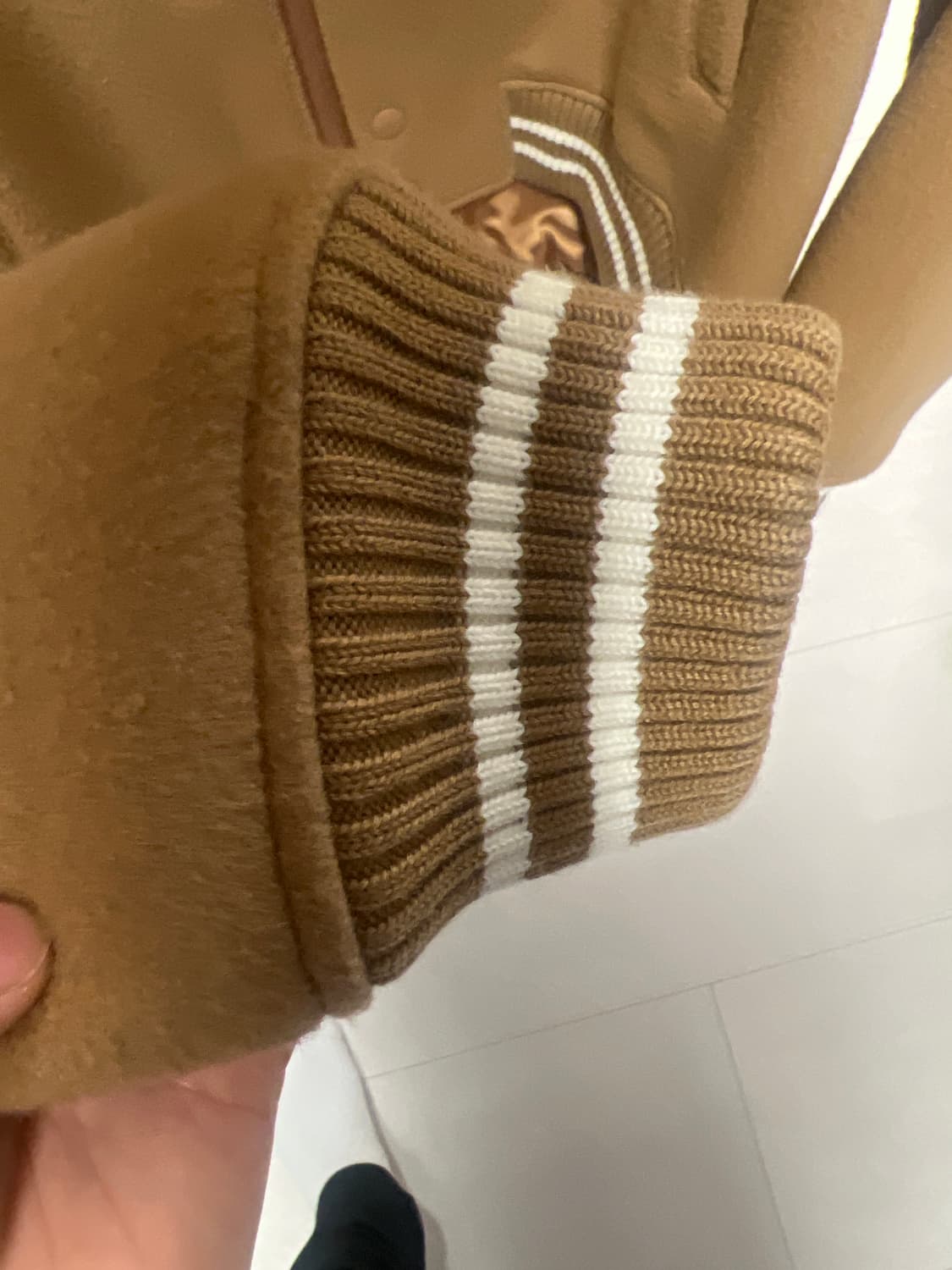 [xl]아더에러 시그니피컨트 바시티 자켓 카멜 상품이미지3