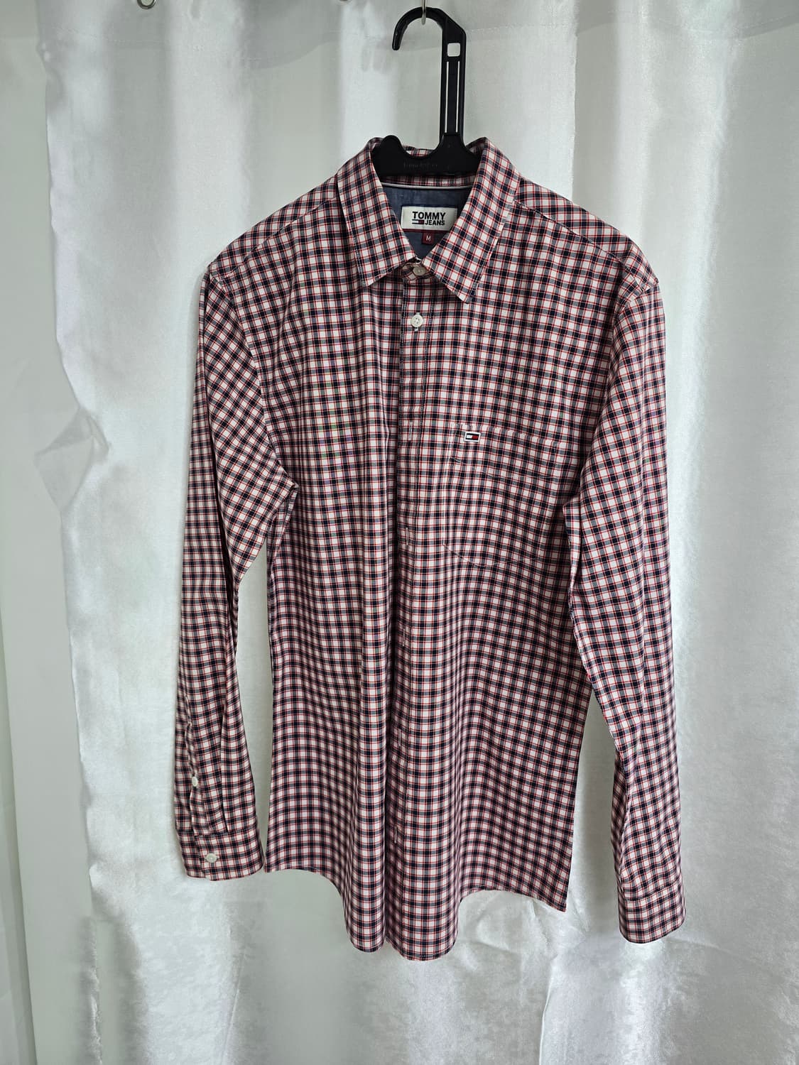 타미진스 레드 체크 남방 (1825) 상품이미지1