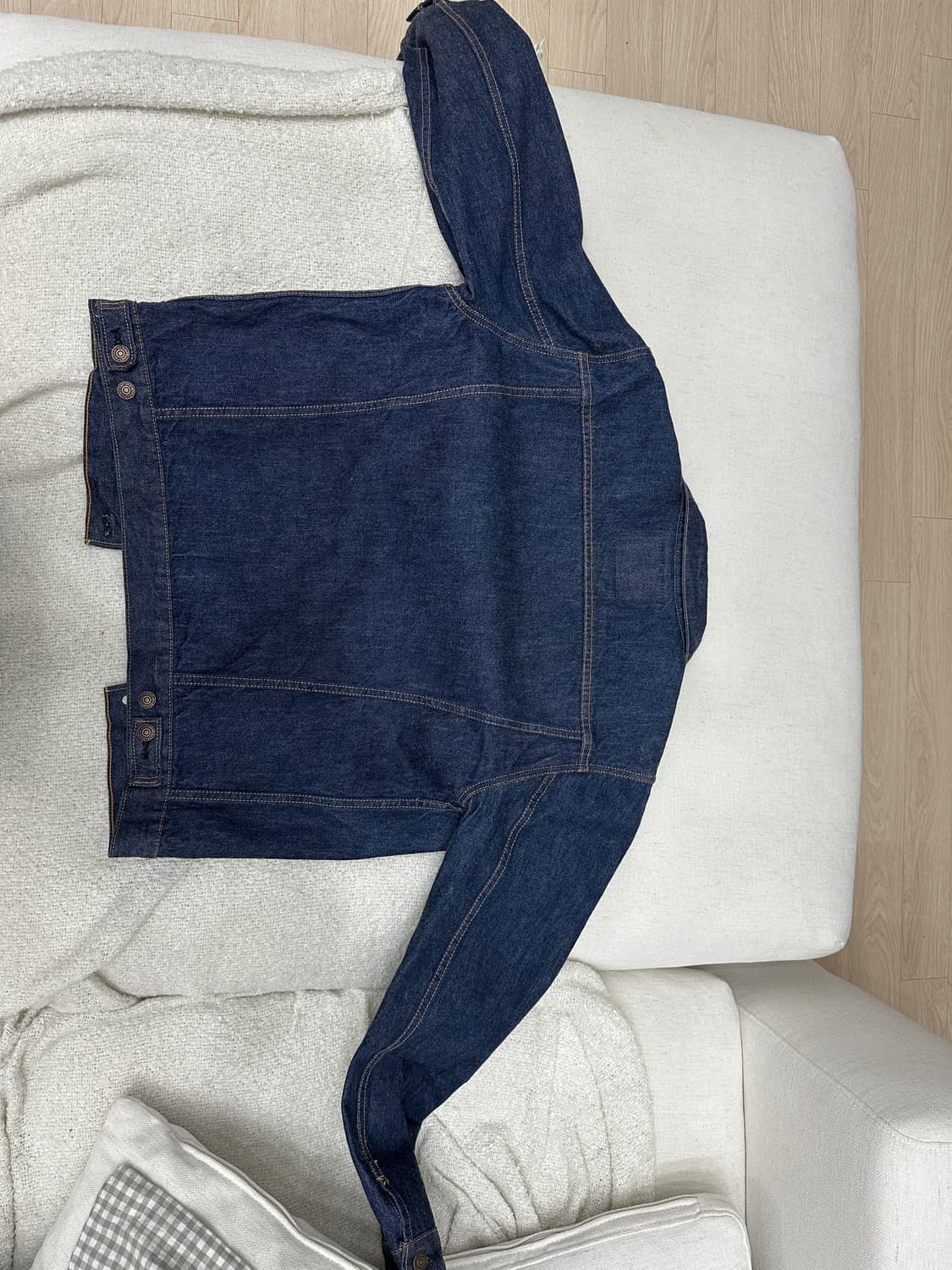 오어슬로우 원워시 원워쉬 청자켓 데님자켓 3세대 3사이즈 상품이미지5