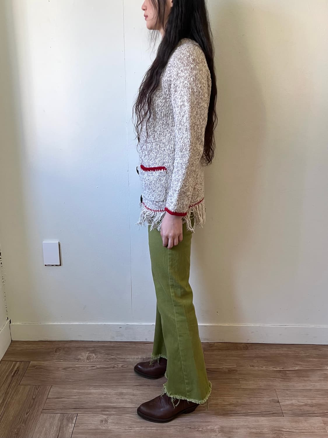 MAJESTIC LEGON 프린지 더블 코트 상품이미지9