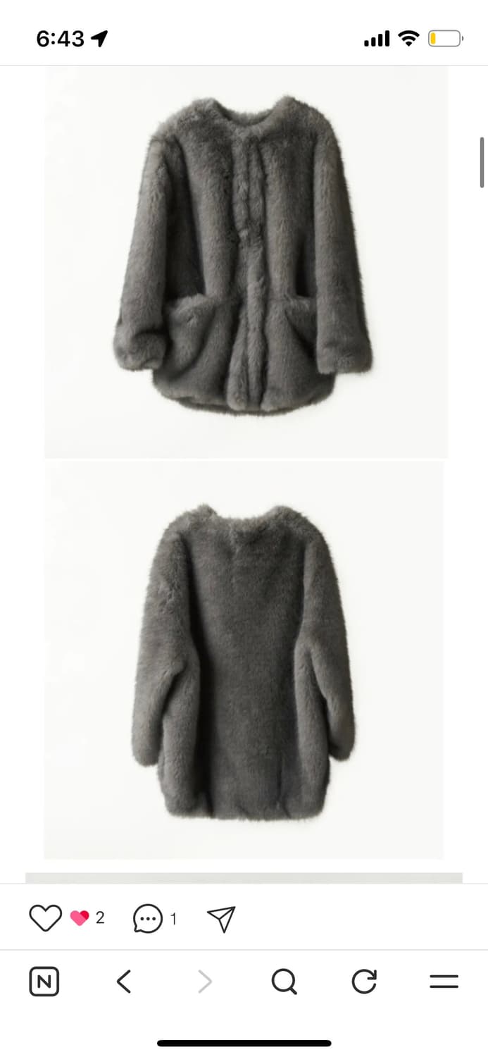 내일 5일 점심까지만 팔아요/ 플리즈 프로젝트 미들 퍼 자켓 그레이 상품이미지2