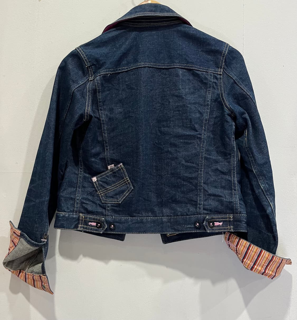 Paul Smith PINK 데님 자켓 40 정품 상품이미지2