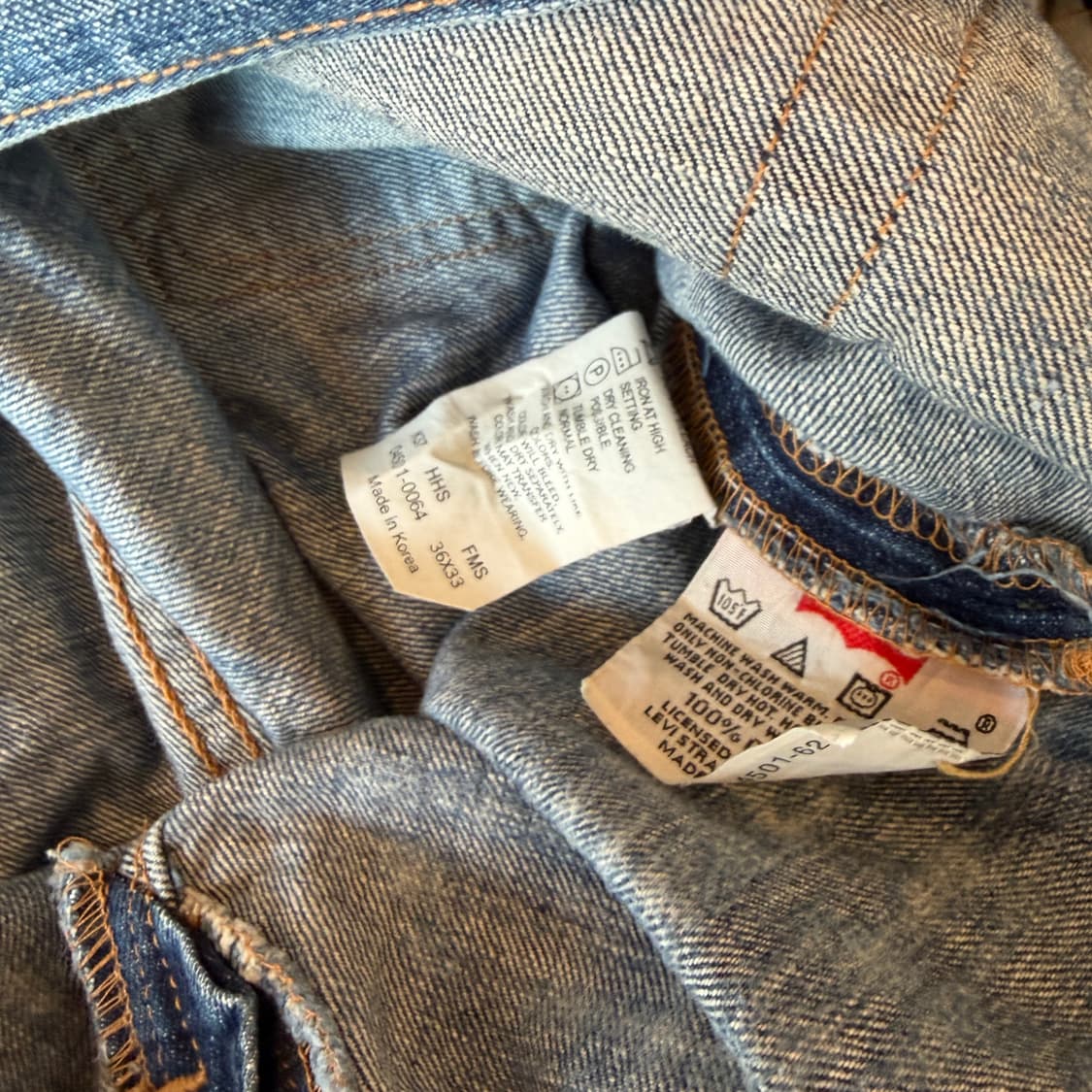리바이스 501 데님 팬츠 상품이미지8