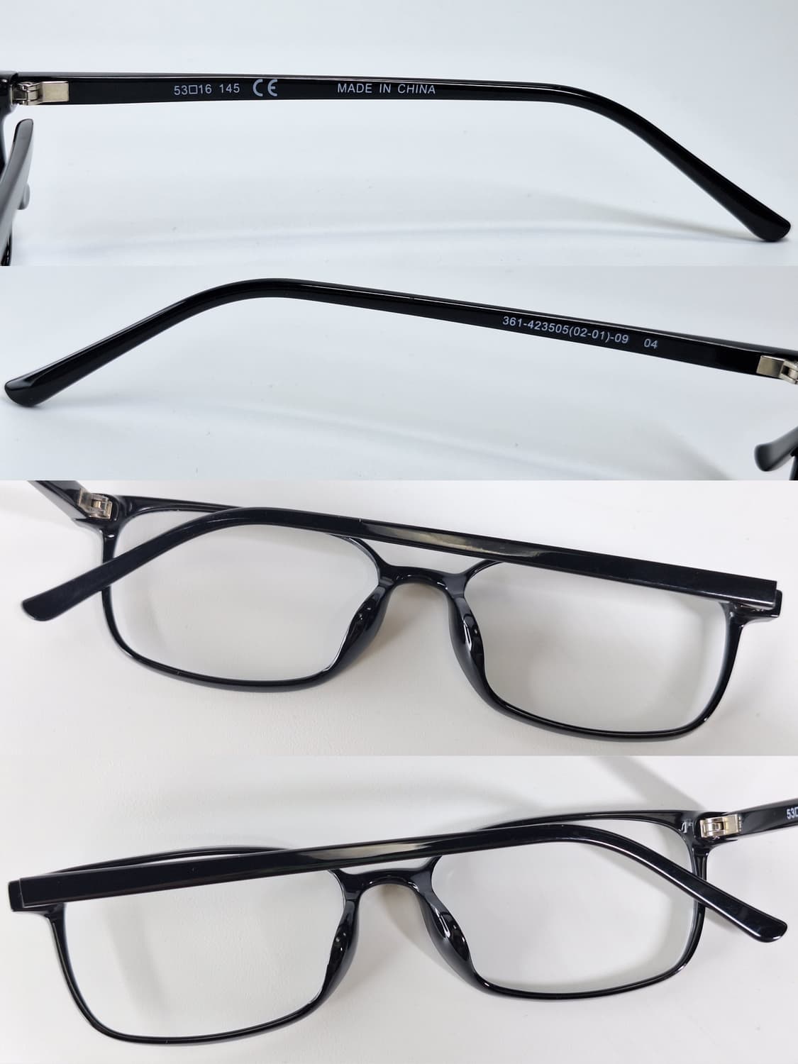 유니클로 스퀘어 클리어 선글라스 겸 안경테 361-423505 일본 수입 상품이미지7