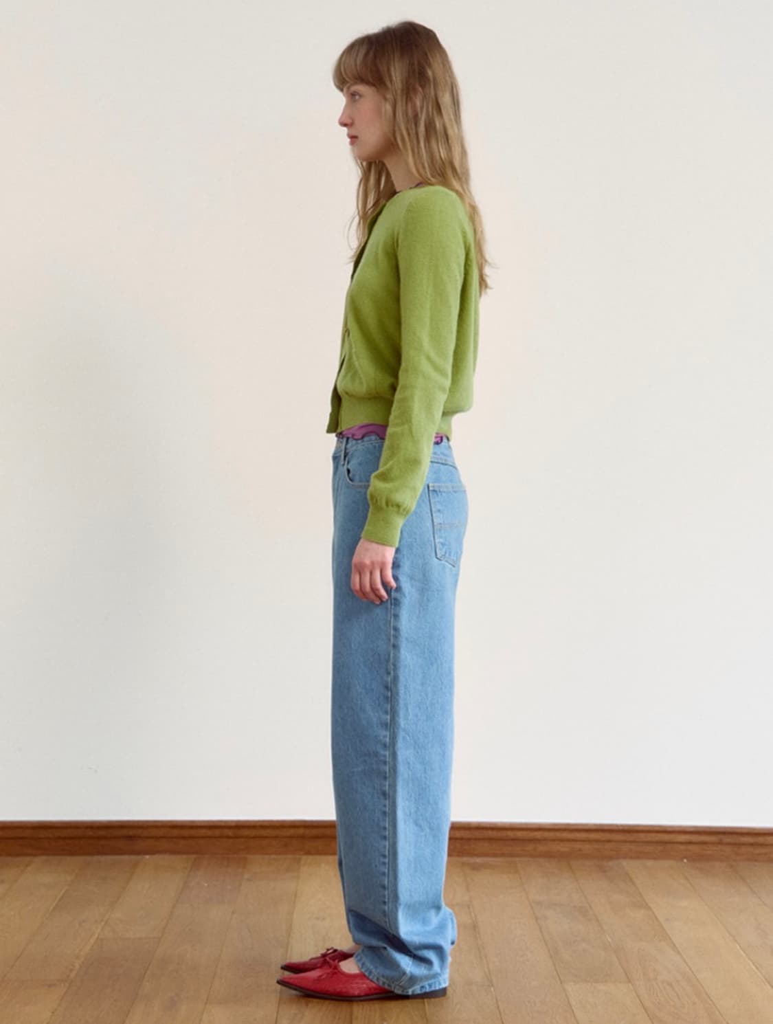 Old fashioned Denim Pants (Blue) 상품이미지3