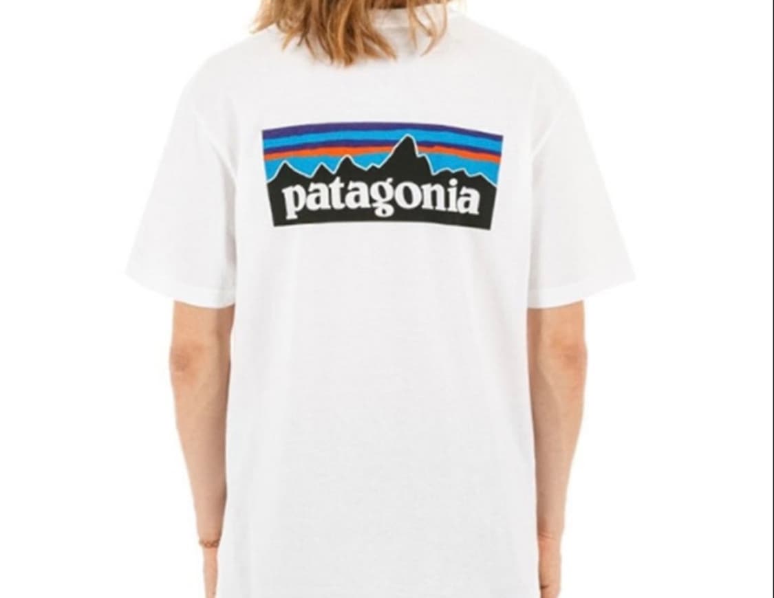 파타고니아 P-6 반팔 티셔츠 남여공용 화이트 XL사이즈 판매 상품이미지2