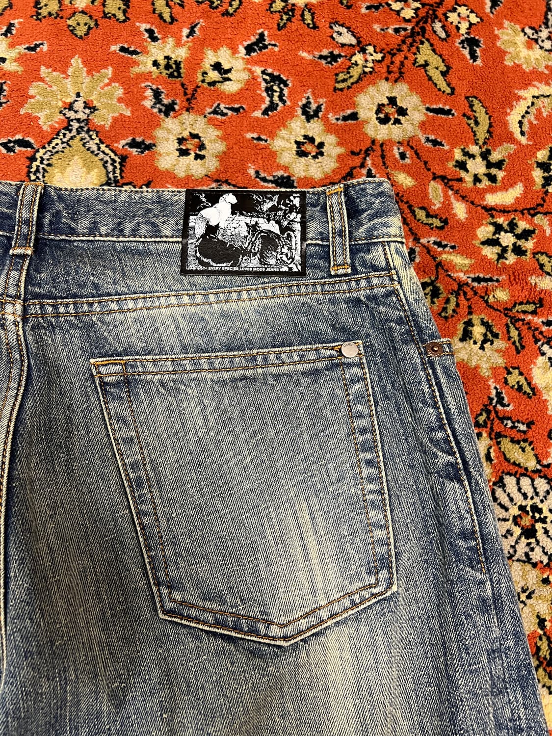 [32] MODNINE 모드나인 MOD7W 중청 와이드 데님팬츠 상품이미지7