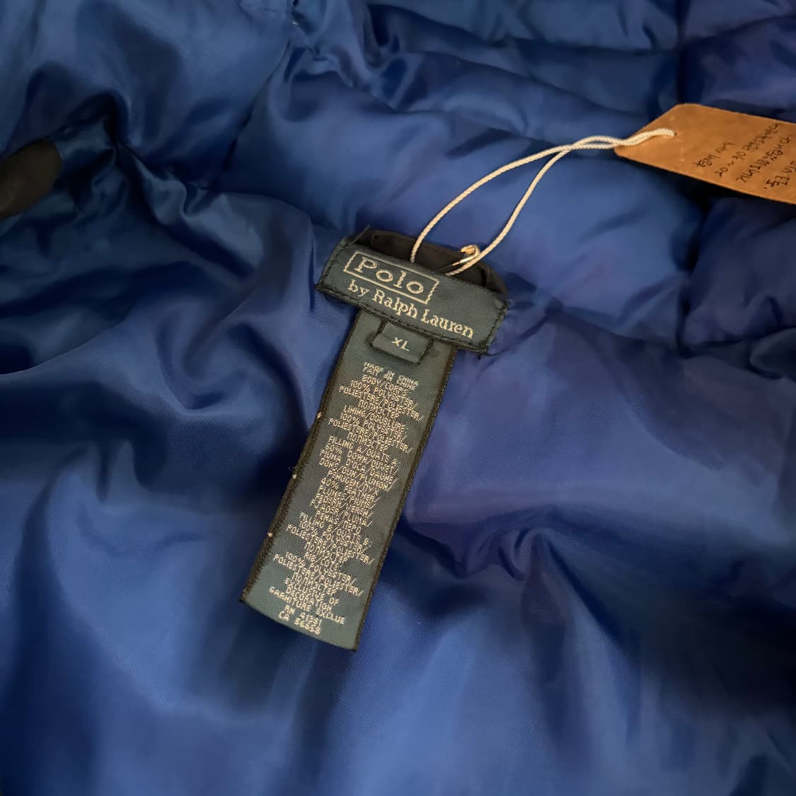 폴로 랄프로렌 빈티지 빅포니 패딩 XL 상품이미지6