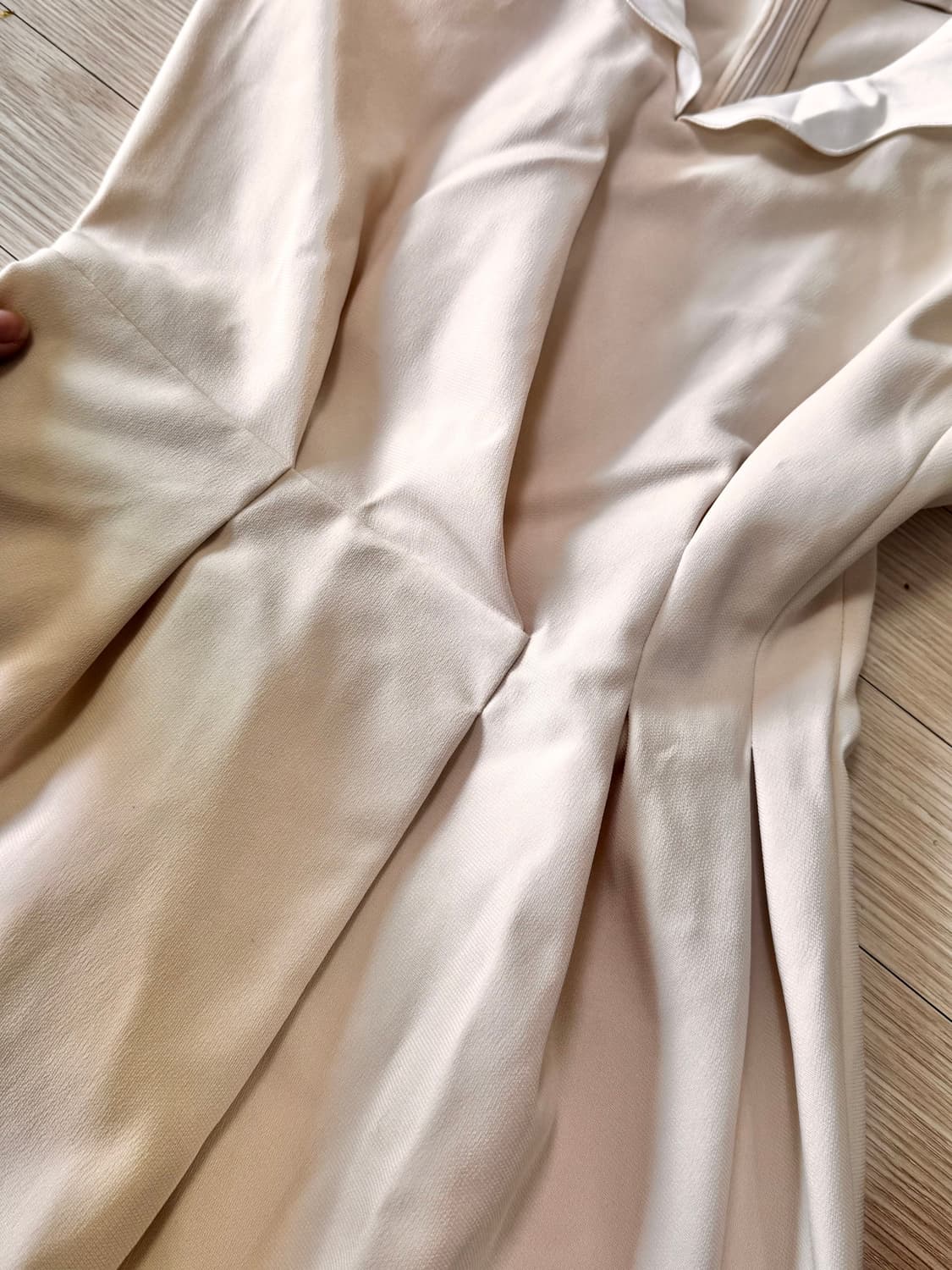 55 텍달린 새상품 질스튜어트 ㅡ 정가46만 에이라인 크림컬러 원피스 상품이미지6