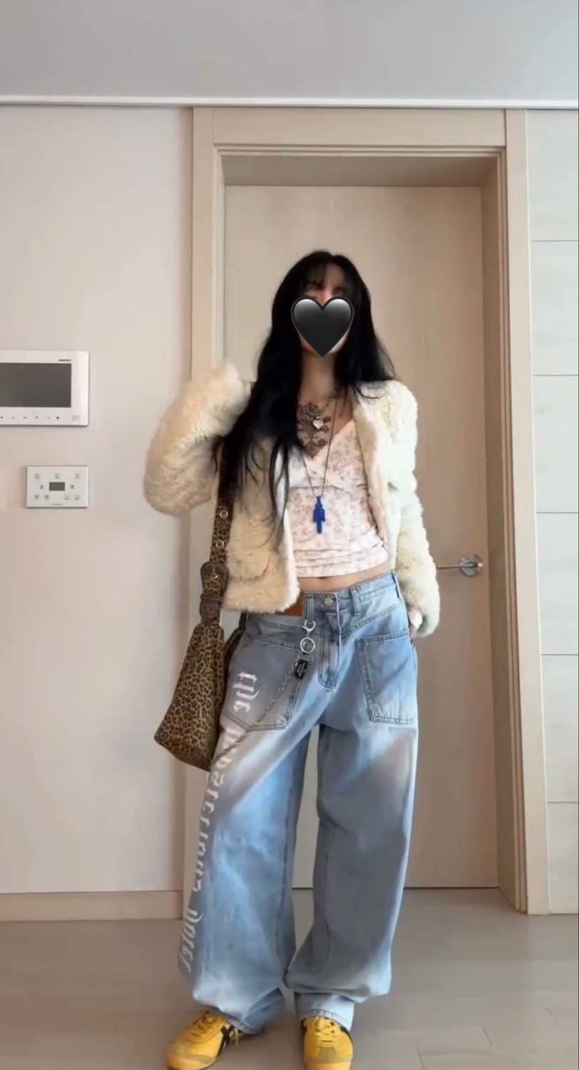 더미스테리어스호텔 미호 오리엔탈 플라워 패턴 걸스 슬리브리스 나시 퍼플 상품이미지6