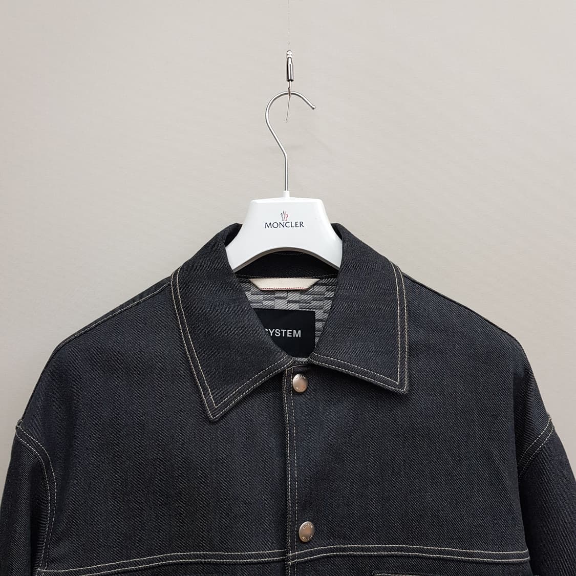 한섬 시스템옴므 2021 스티치 라인 데님 자켓 100사이즈 상품이미지2