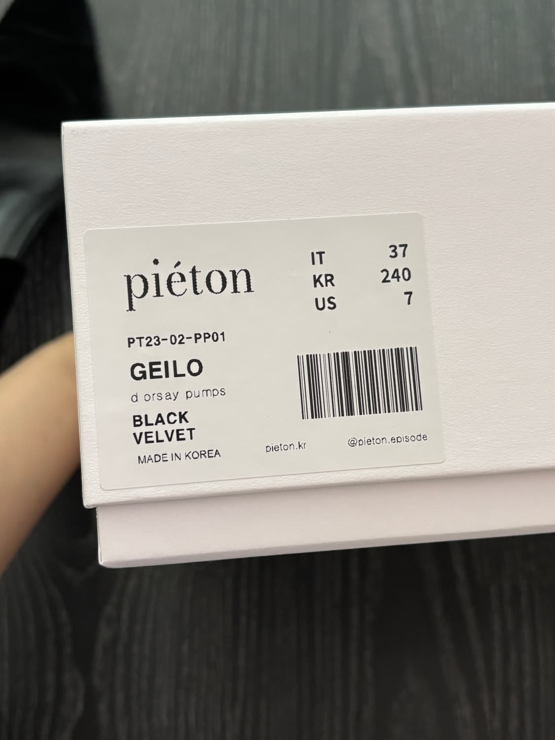 [37] Pieton GELIO d’orsay pumps 상품이미지8