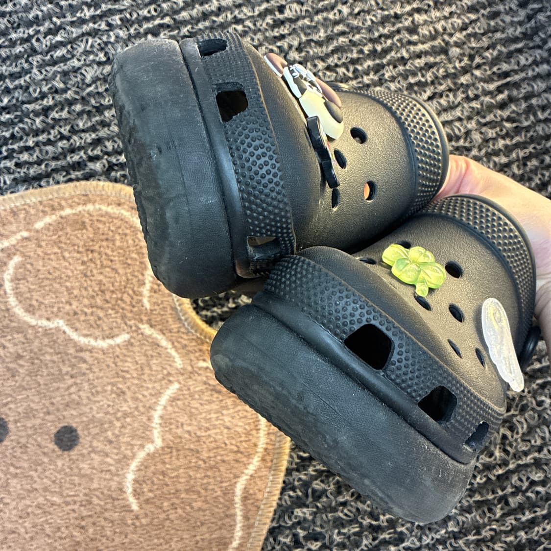 크록스 클래식 크러쉬 클로그 블랙 230(207521-001) 상품이미지4