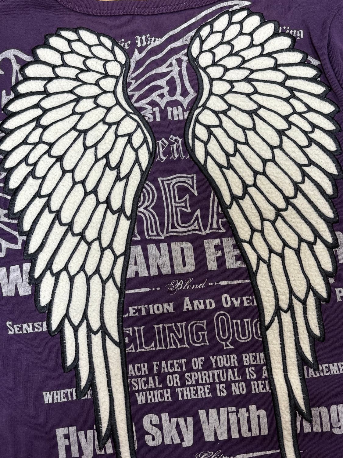 Glitz 글리츠 날개 롱슬리브 갸루 펑크 y2k 상품이미지4