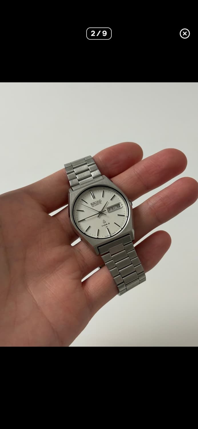 SEIKO TYPE2 Sliver Quartz 상품이미지2