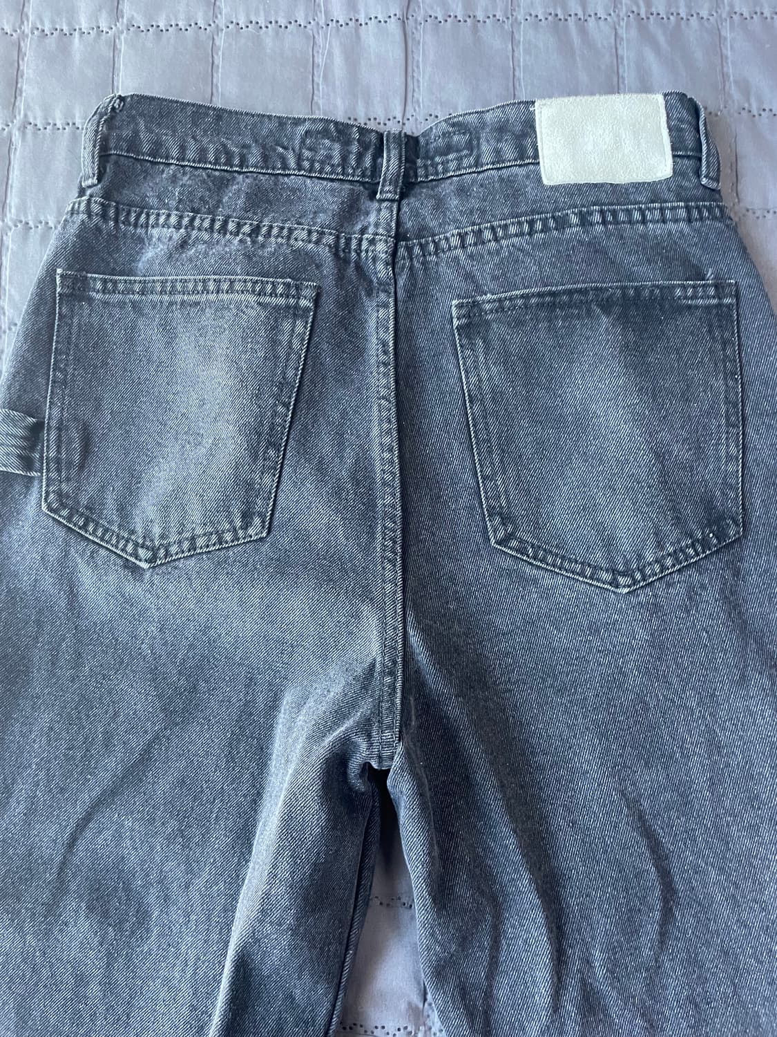 스웨이드 배기 데님팬츠 상품이미지3