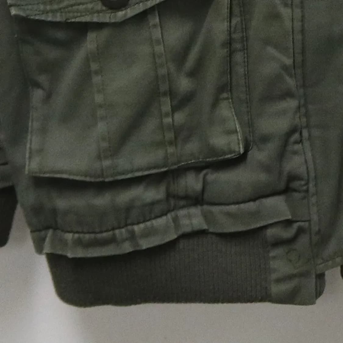 MAO MAO 스터드 레터링 포인트 야상 자켓 63564 상품이미지7