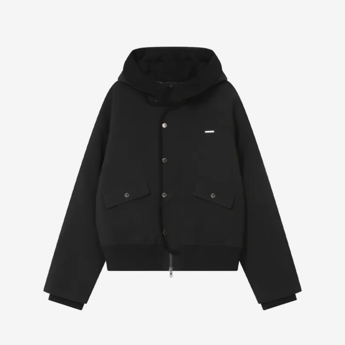 미세키서울 Wellon bomber jacket BLACK 상품이미지1