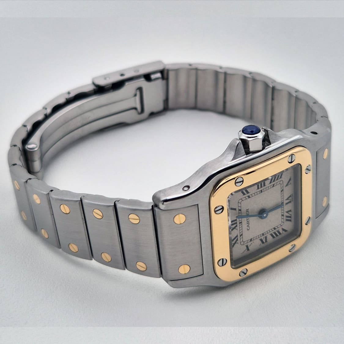 까르띠에 산토스 갈베 콤비 24mm 상품이미지6