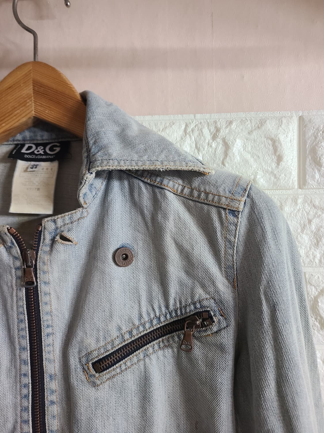 D&G 라이트 데님 자켓 청자켓(55-66) 상품이미지4