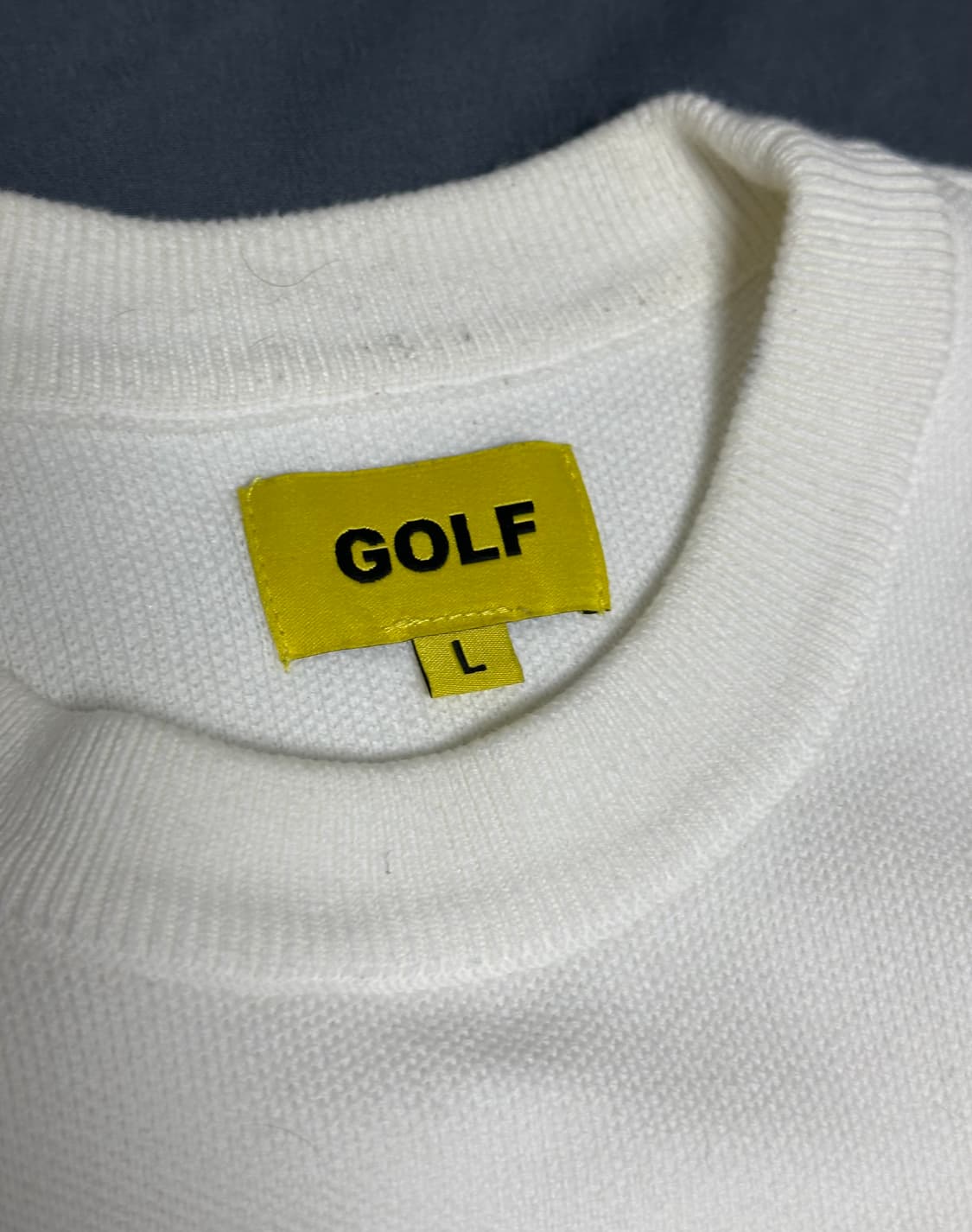 22FW 골프왕 컬리지 로고 니트 스웨터 상품이미지3