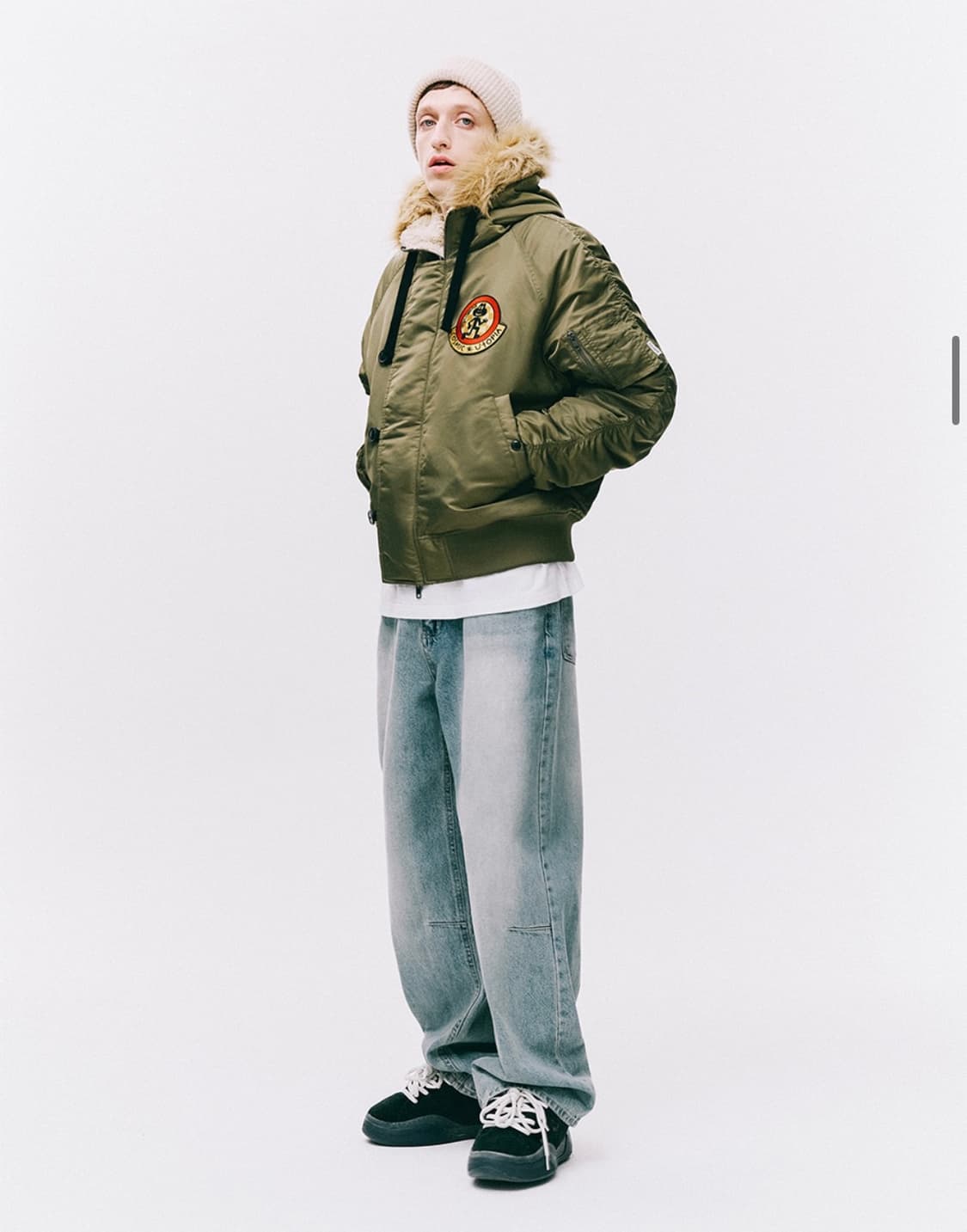 팀코믹스 패치드 MA-1 후디드 덱 점퍼 상품이미지4