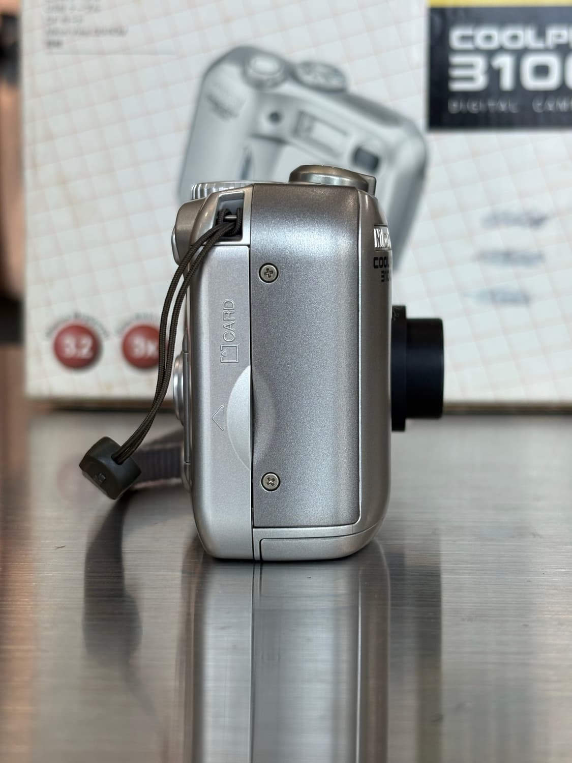박스O/날짜표시)니콘 쿨픽스 3100 실버 빈티지디카 상품이미지5