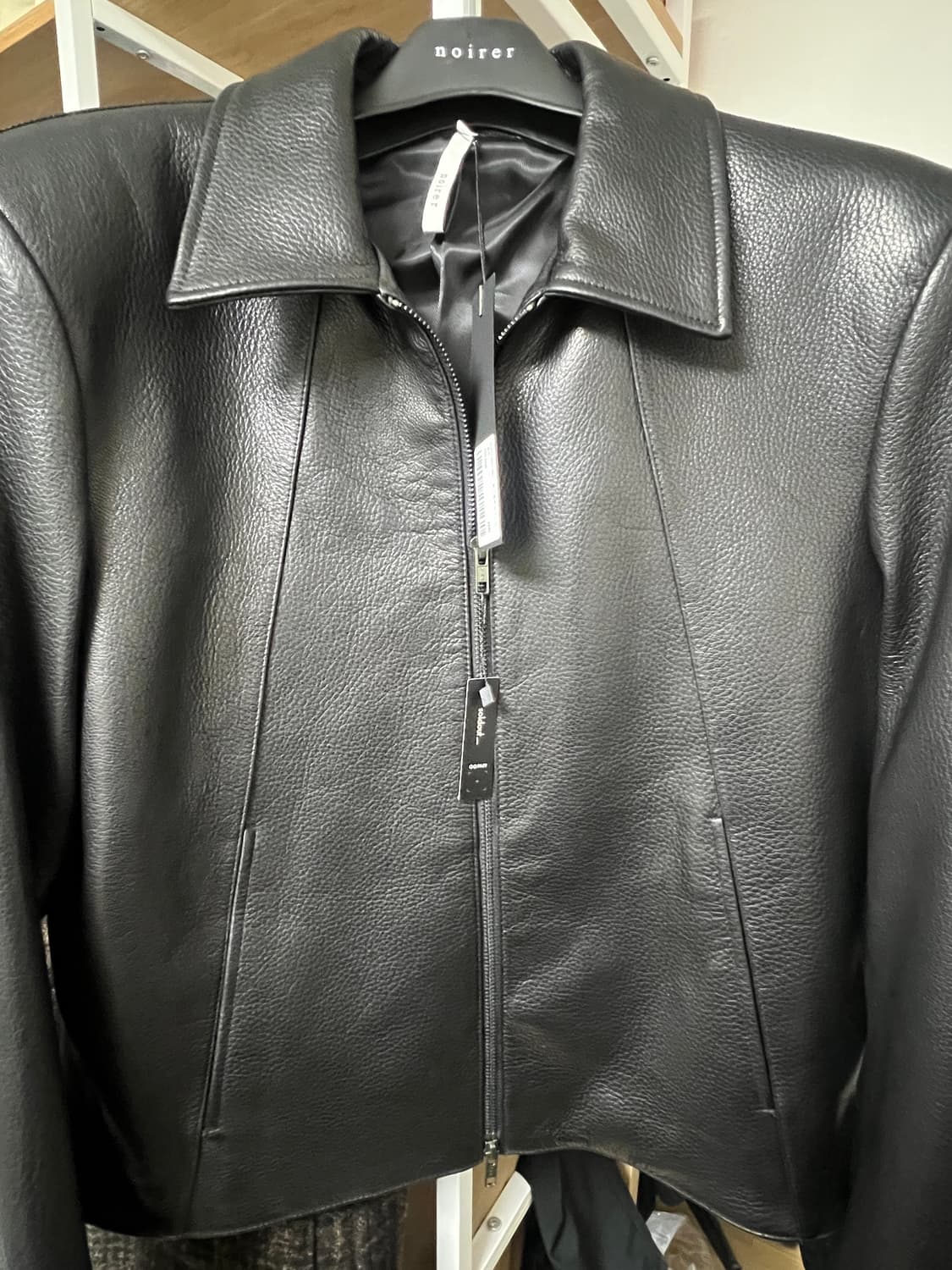 [새상품]노이어 고트 슈렁큰 레더자켓 50 상품이미지2