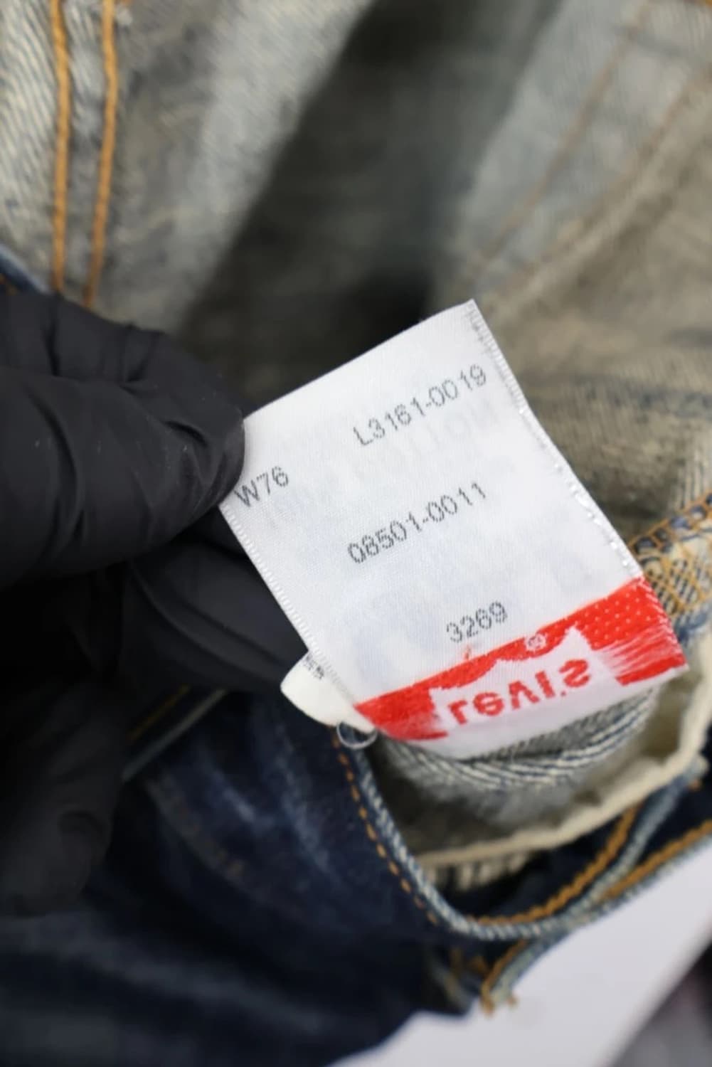 Levi’s 501 Washed Distressed Denim 상품이미지8