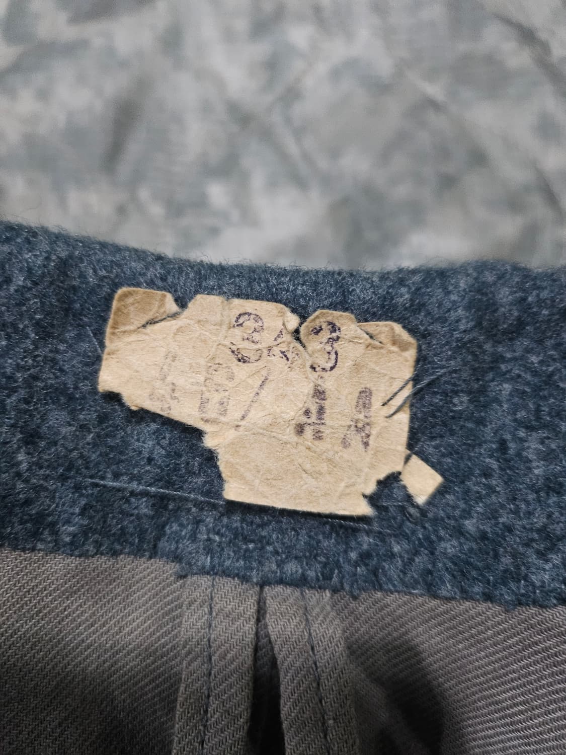 60s 프랑스군 오리지날 울더블코트 상품이미지4