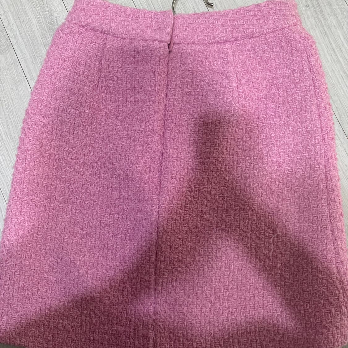 더름 핑크 트위드 스커트 상품이미지3