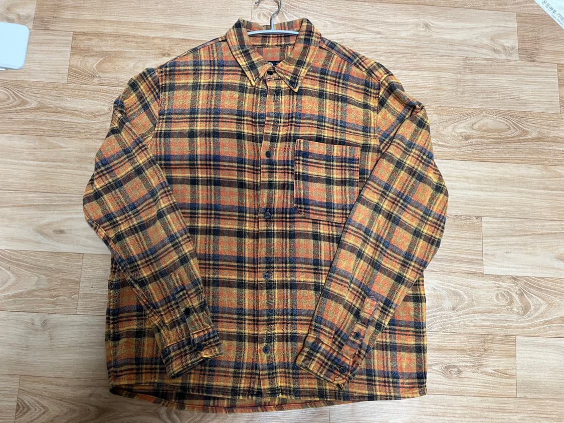 ZARA 체크 남방 L 상품이미지1