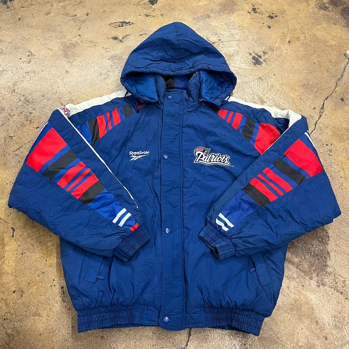 [정품/M] 리복 뉴잉글랜드 패트리어츠 후드 자켓 b17 상품이미지2