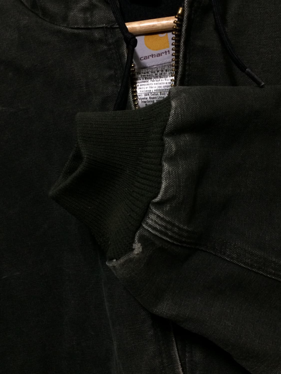 칼하트 J130 mos 모스그린 액티브 m / 디트로이트자켓og 올리브 상품이미지7