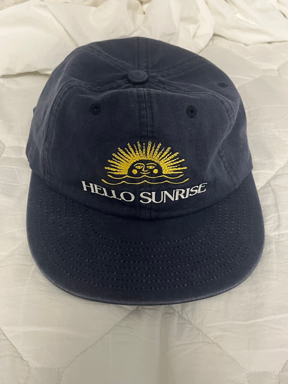 헬로선라이즈 Washed OG Logo Ball Cap_Navy 상품이미지2
