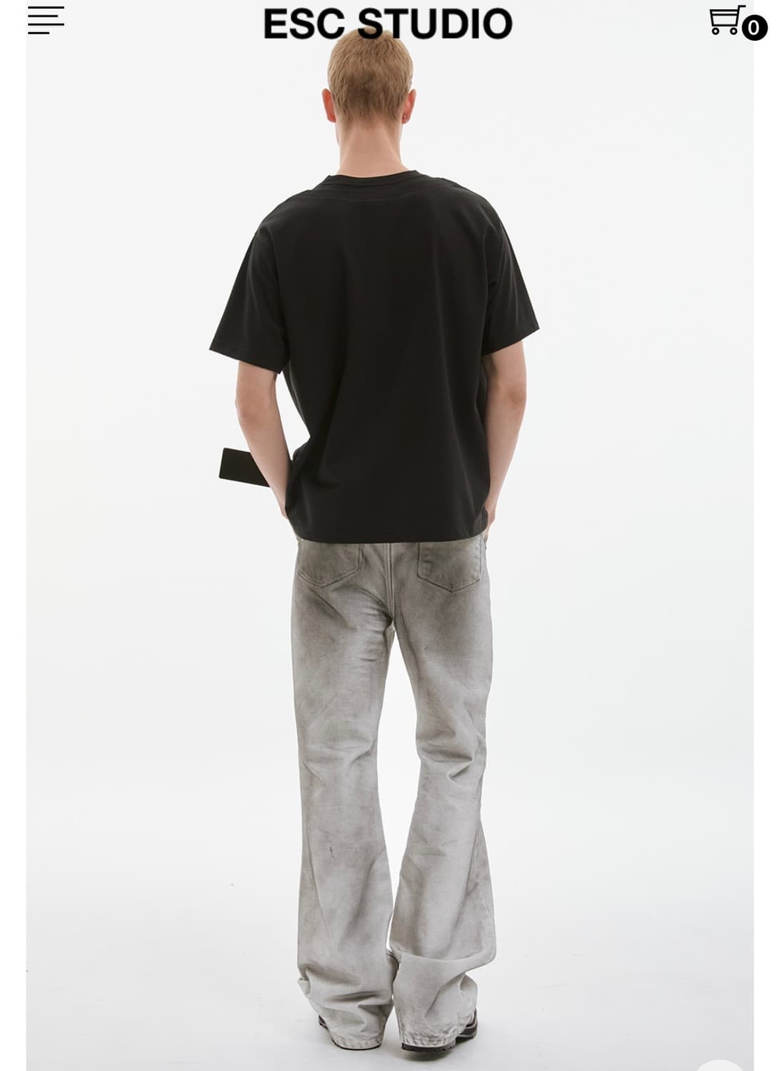 (급처) Esc studio 부츠컷 진 상품이미지2