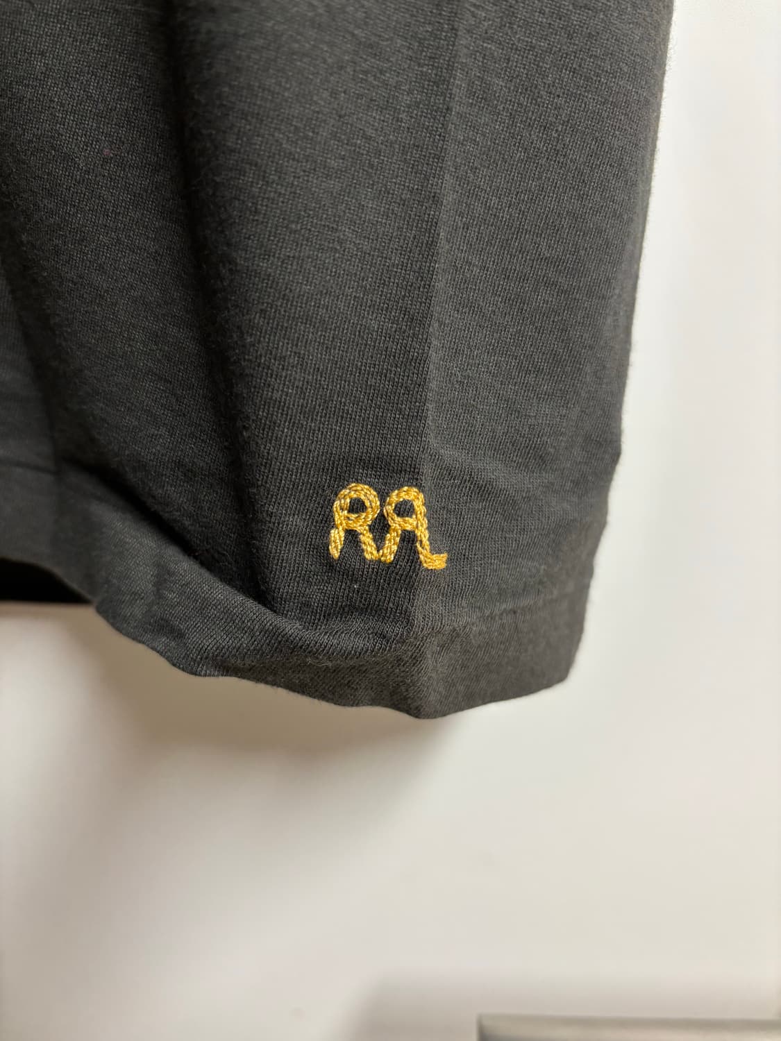 [S]RRL 코튼 저지 크루넥 티셔츠 블랙 상품이미지7