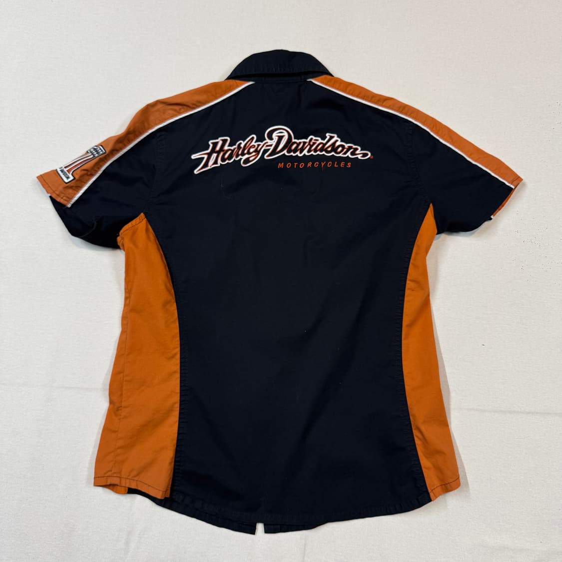여S) 할리데이비슨 자수로고 반팔 셔츠 상품이미지7