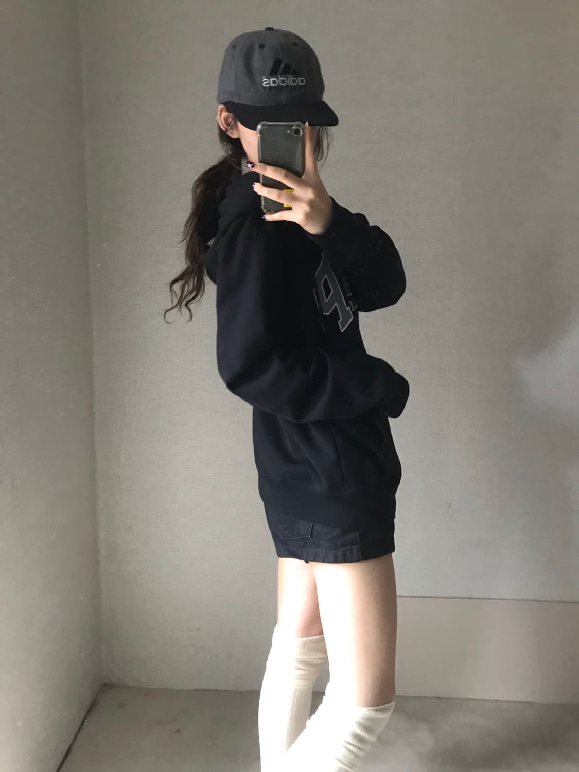 갭 블랙 후드집업 상품이미지4