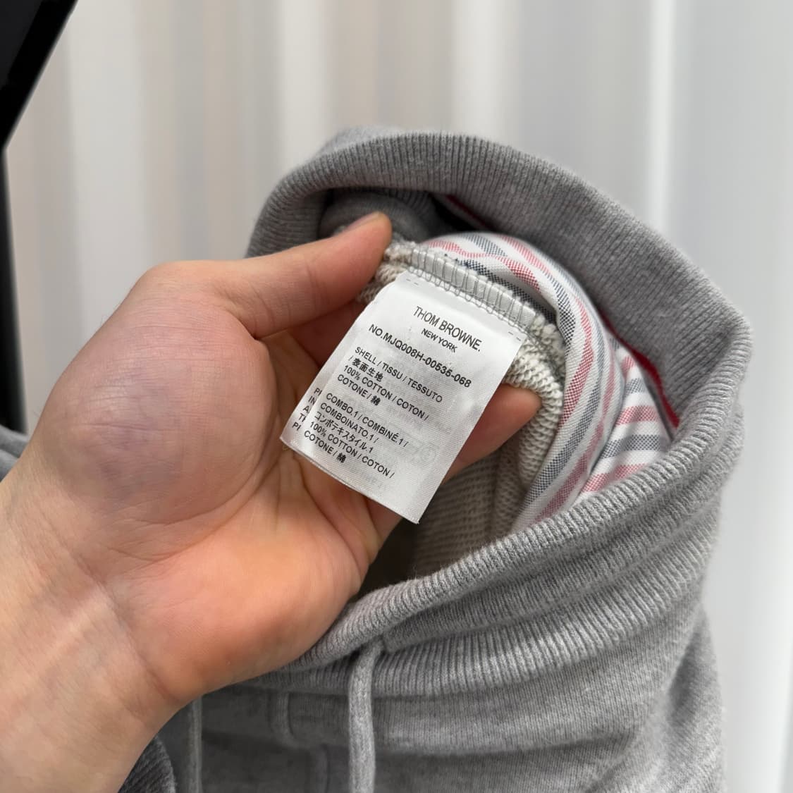 [1회착용/4사이즈] 톰브라운 사선완장 트레이닝 팬츠 상품이미지5