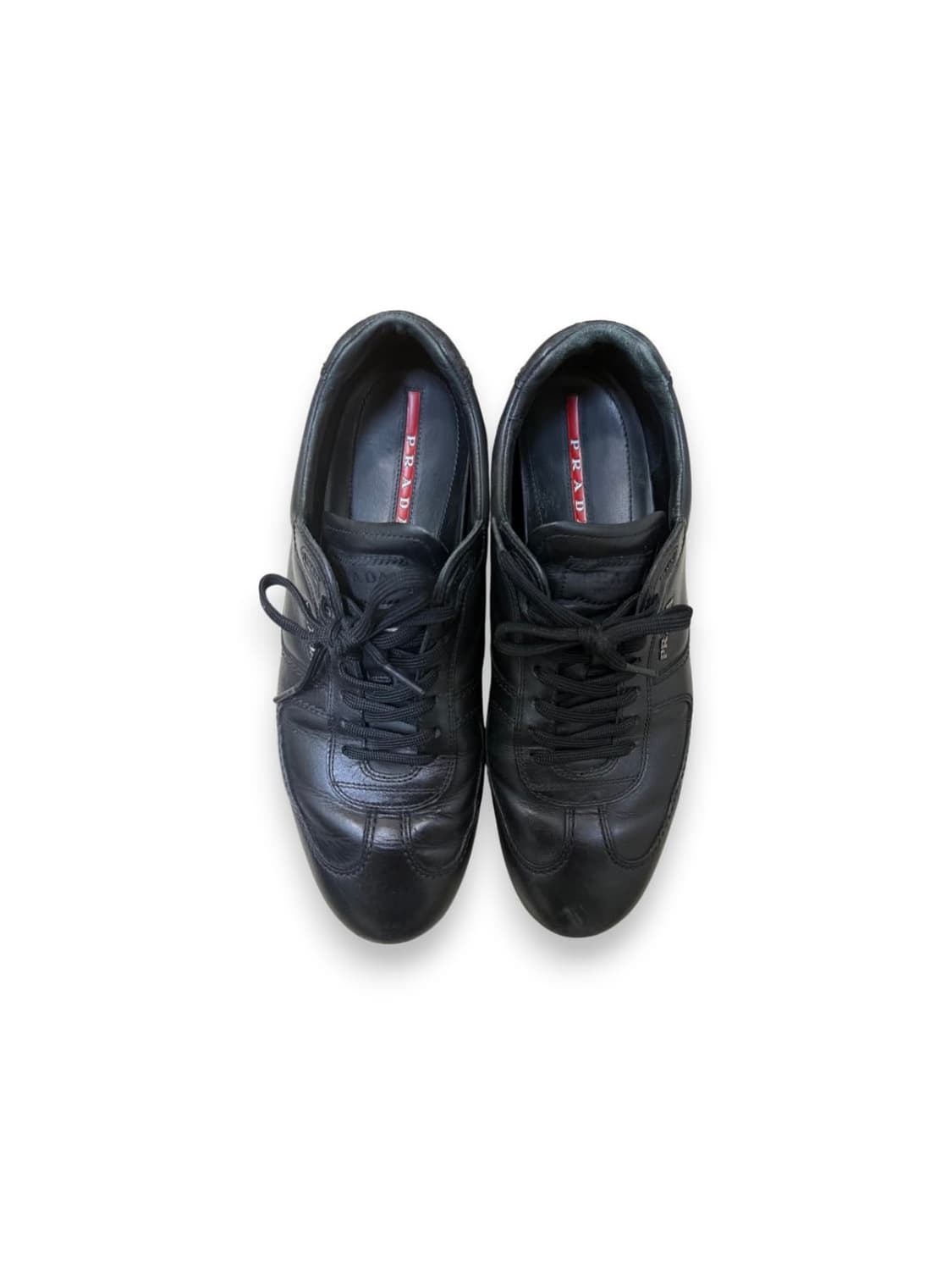 275~280) 프라다 스포츠 레더 가죽 스니커즈 신발 상품이미지1