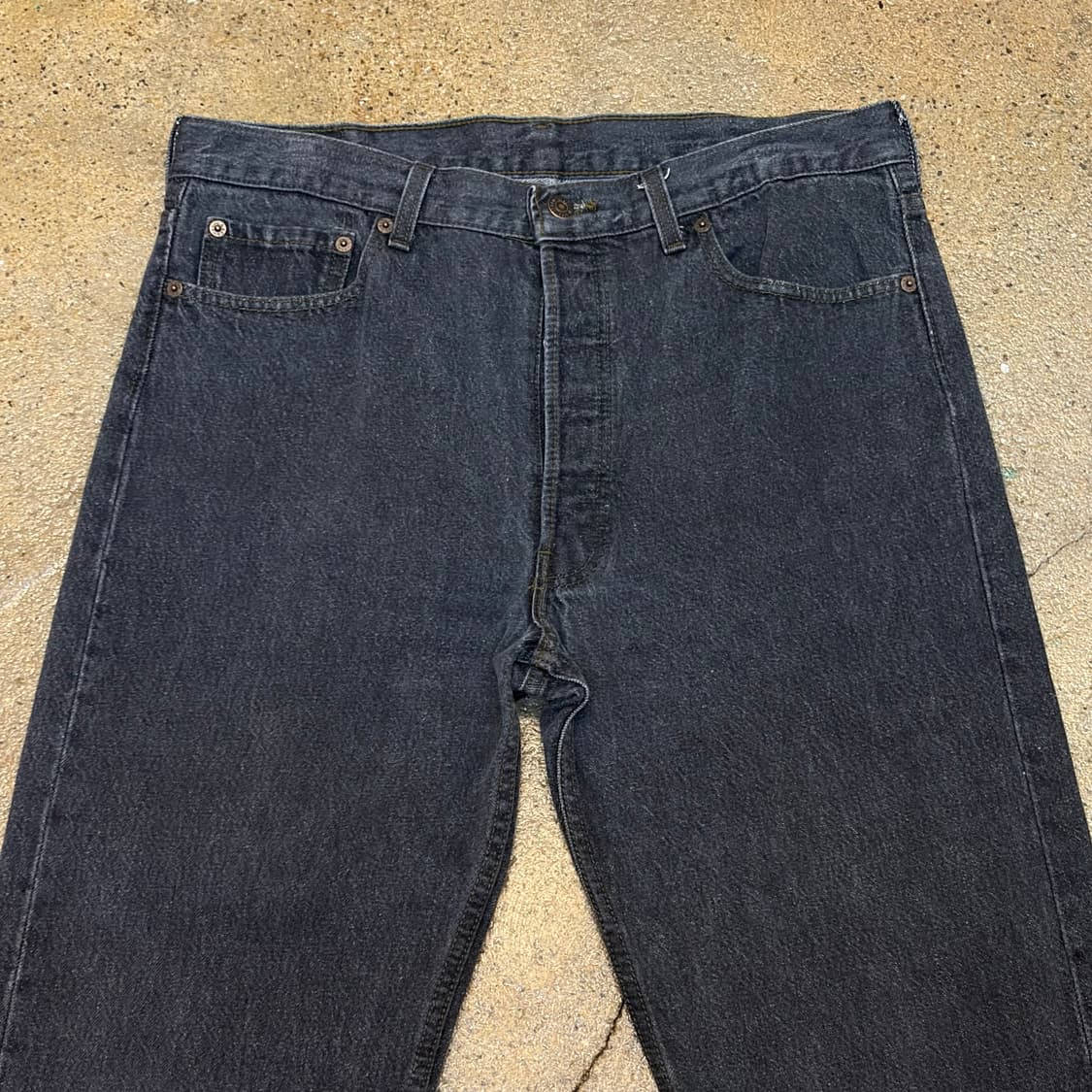 90s Made in USA 미국 빈티지 리바이스 501 블랙진 청바지 상품이미지2