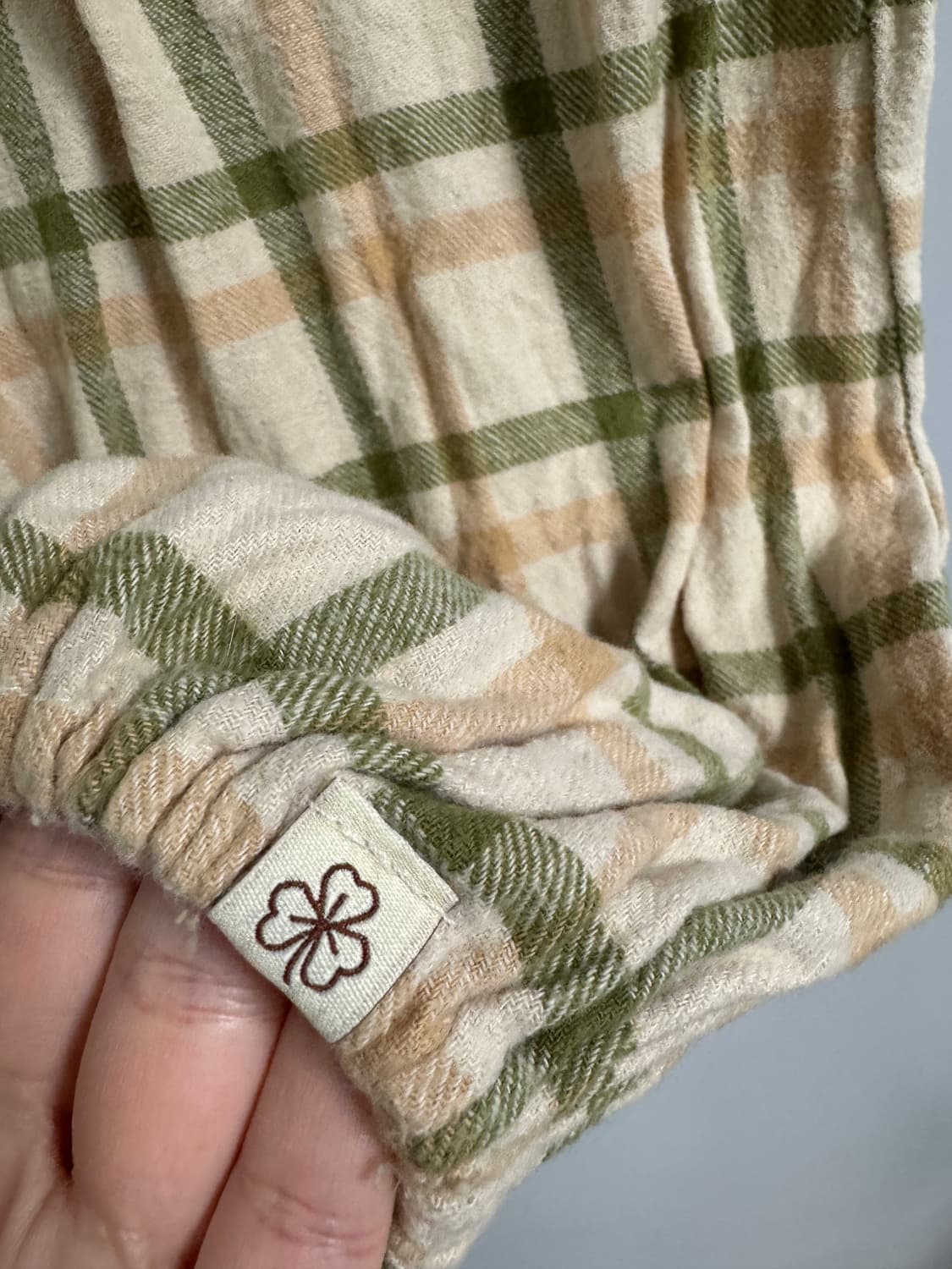 맑음복 담요바지 연두 ,갈색 담요바지 상품이미지4