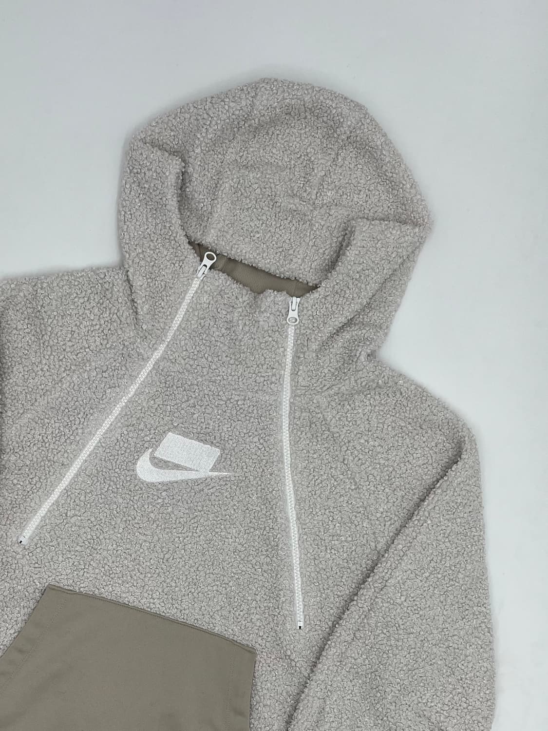 나이키 NSW 우먼 플리스 후드 아노락 상품이미지2