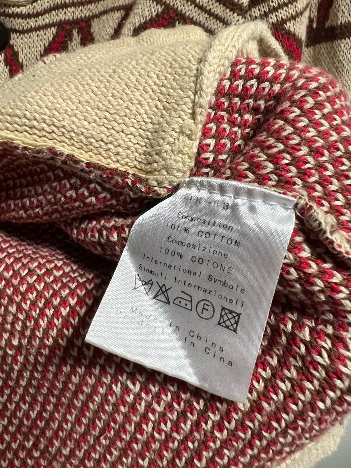 인디언 모터사이클 숄카라 패턴 가디건 상품이미지6