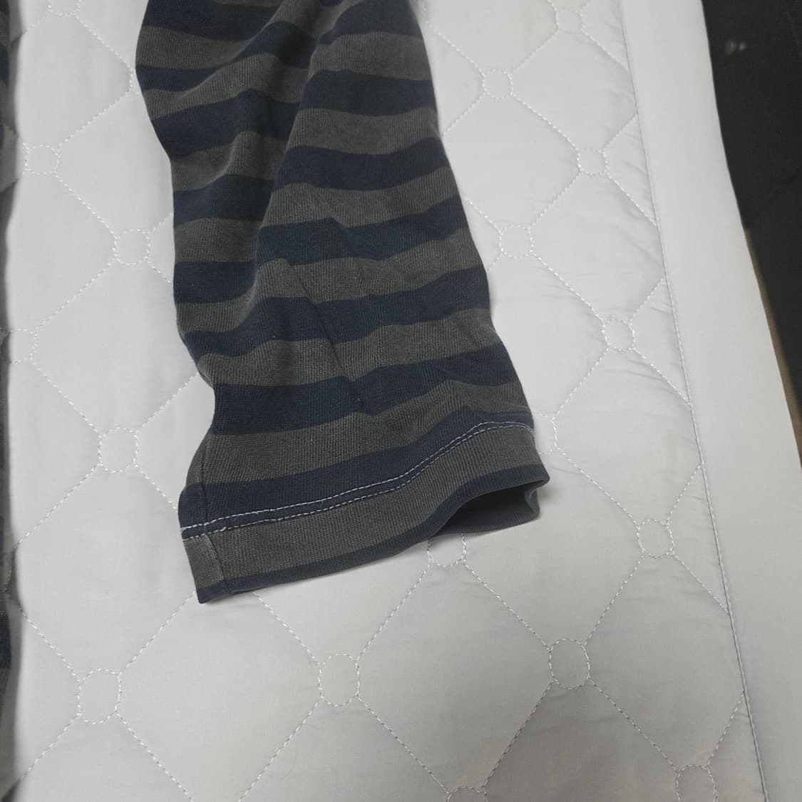 해칭룸 롱슬리브 VTG 스트라이프 폴로 티 Dyed Blue 3 상품이미지3