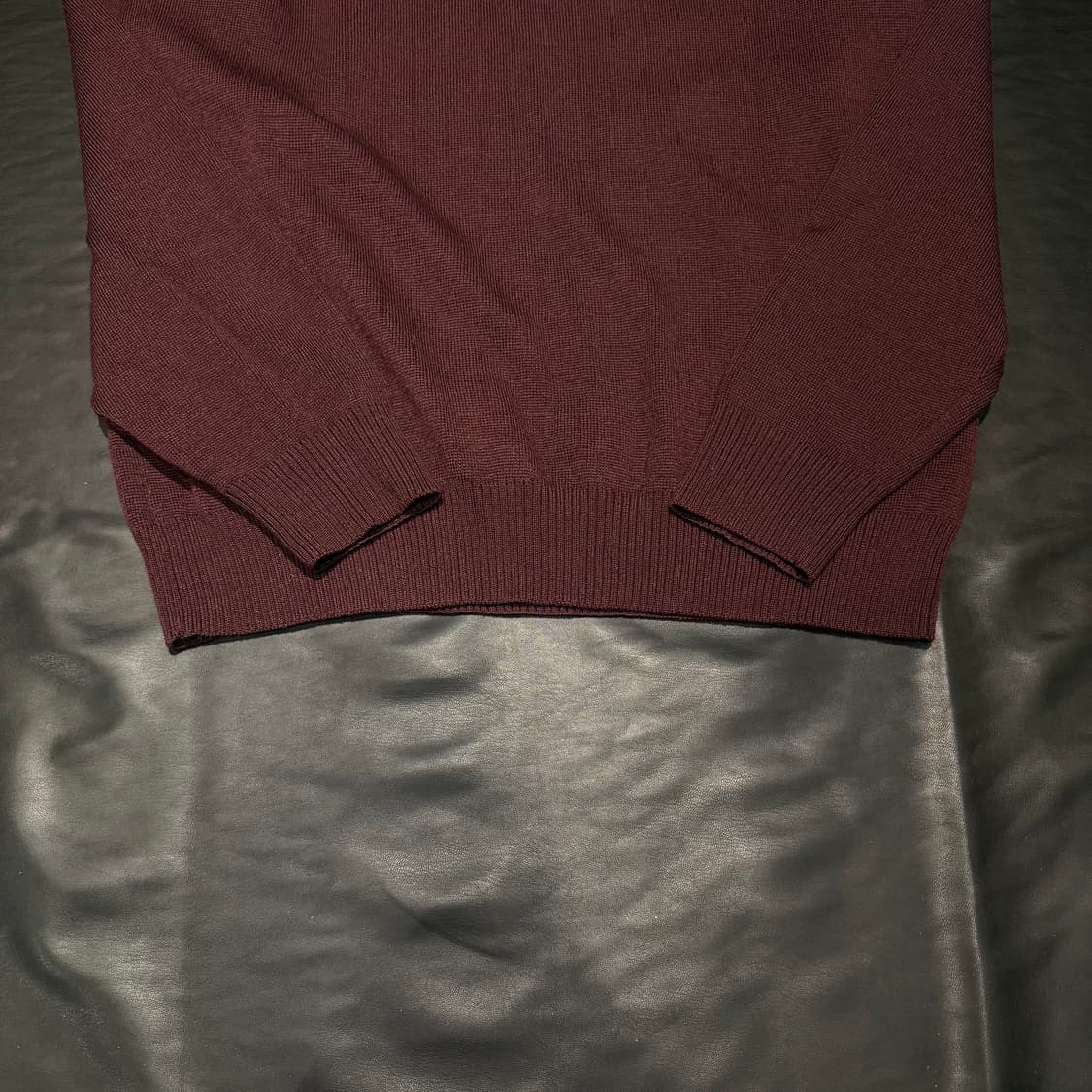 아미스몰로고 버건디니트 상품이미지4