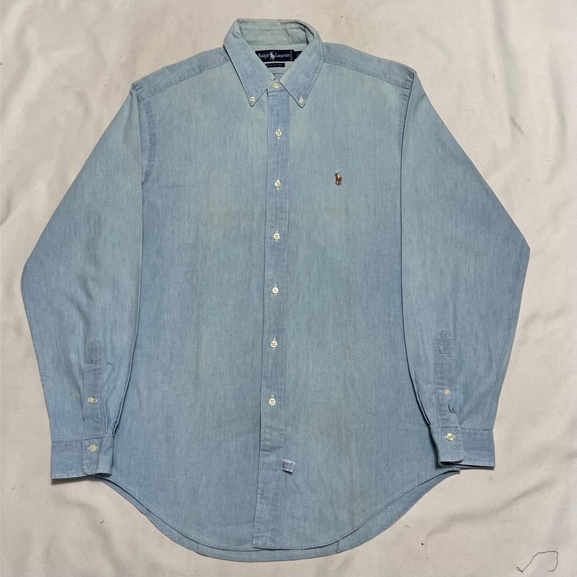 M 폴로랄프로렌 스카이블루 셔츠 상품이미지2