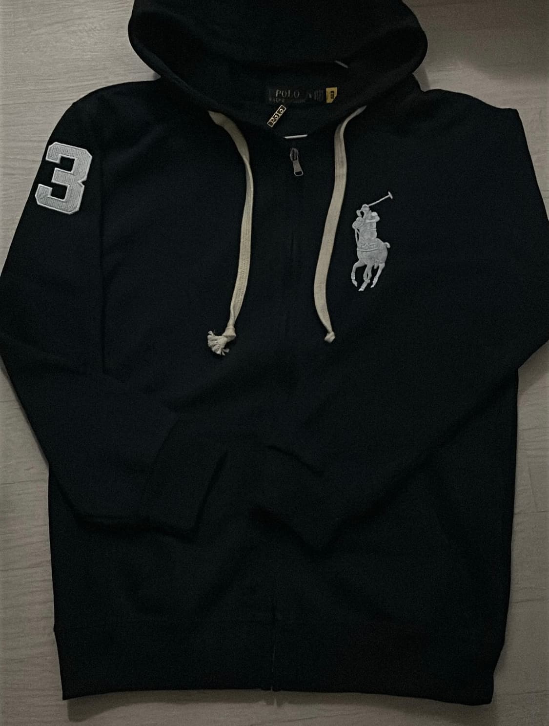 폴로 빅포니 후드집업 네이비 상품이미지1